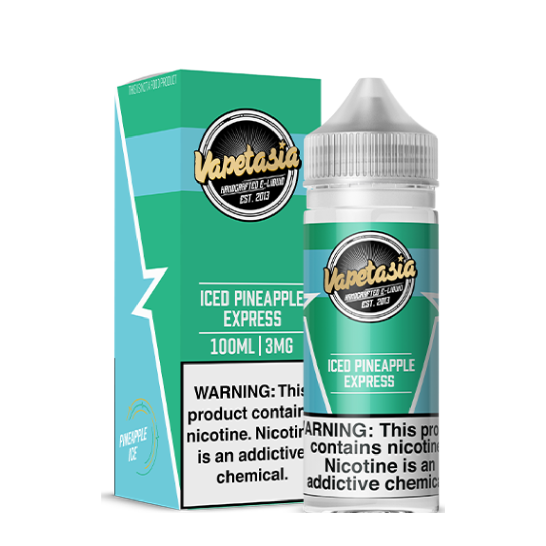 Vapetasia Sub Ohm E- Liquid - Pineapple Express (100ml) Iced